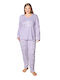Modalove Set Pijamale pentru Femei Violet