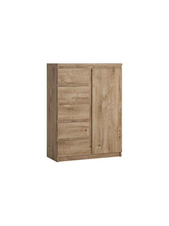 Sideboard Merfere 110 Wooden with Drawers Oak 40x40x83cm