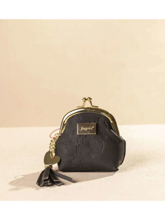 Fragola Small Women's Wallet Coins Black