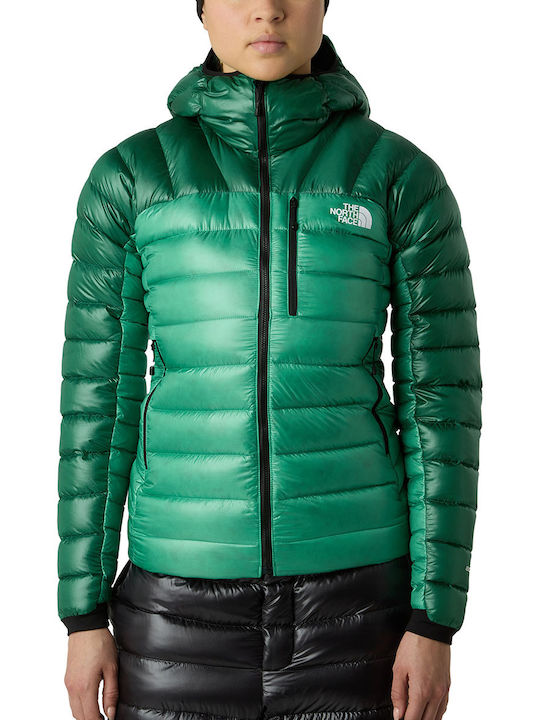 Summit Women's for Hiking Lifestyle Jacket Waterproof for Winter with Hood Green
