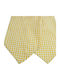 E-Ties Men's Tie Silk Printed in Yellow Color