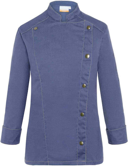 Karlowsky Σακάκι Σεφ Γυναικείο Μπλε Jeans-style Vintage