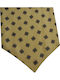 E-Ties Men's Tie Silk Printed in Brown Color