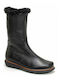 Leather Women's Boots Black