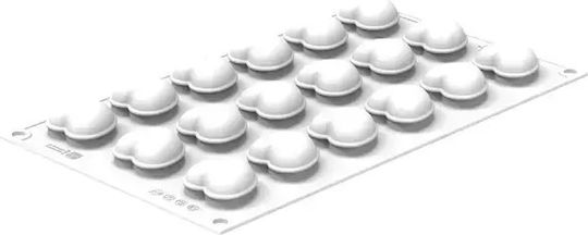 Silikomart Cuore Backform Silikon 3.4x3.3x2cm 1cm