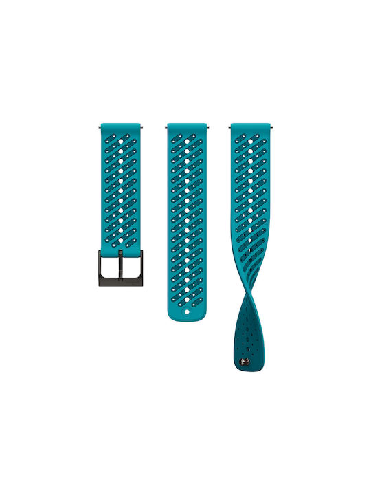 Suunto Wearable Straps Athletic 8 Wave Blue S+m 22mm Ss051244000 Suunto Wearable Straps Athletic 8 Wave Blue S+m 22mm Ss051244000