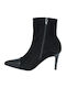 Wildleder Stiefeletten Damen Schwarz