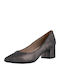 Pointed Toe Gray Low Heels