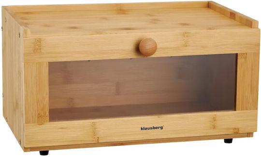 Klausberg Ψωμιέρα Πλαστική Καφέ 35.5x24x18cm
