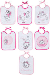 Babycalin Babici Pentru Bebeluşi Material Textil Cu Bandă De Dantelă Roz Pentru 6 Luni+ 7 Bucăţi