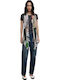 Desigual Damen Schal Mehrfarbig