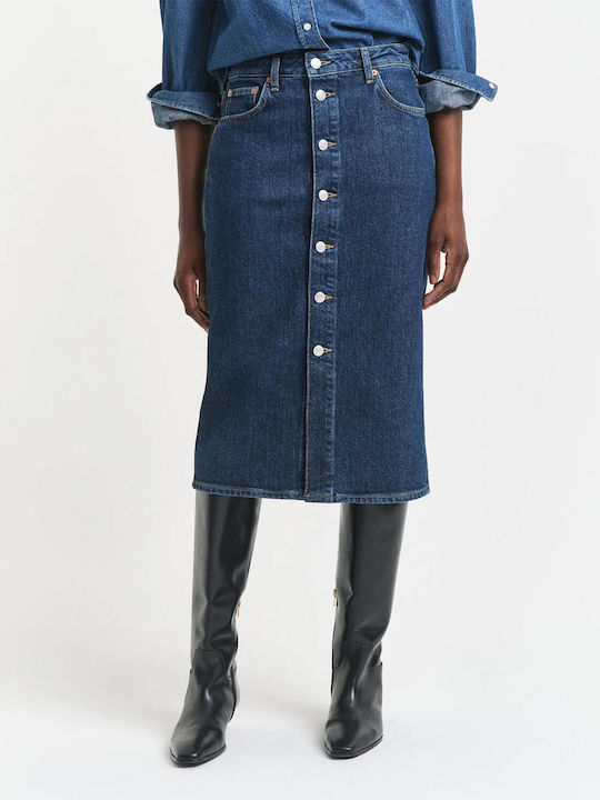 Gant Skirt Φούστα Blue
