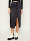 Denim Skirt Black