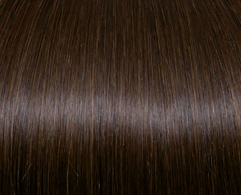 Seiseta Hairpieces with Natural Hair Remy in Dark Chestnut Color 160cm