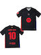 Μπλούζα Ποδοσφαίρου Yamal "10" Barcelona 25-26 Μαύρη Balón De Oro Black Unisex Fj6556