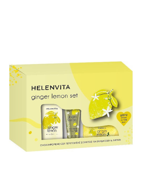 Helenvita Ginger Lemon Set Hautpflegeset für Feuchtigkeitsspendend