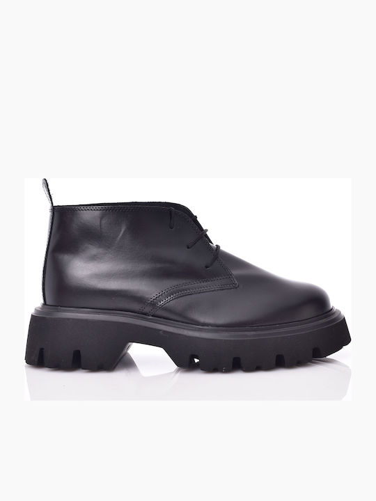 Leder Herrenschuhe Schwarz