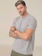 Jhk T-shirt Men's Short Sleeve Promotional T-Shirt Gray