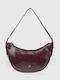 Damen Schultertasche Burgundisch