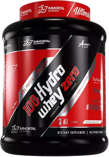 Immortal Nutrition 100% Hydro Whey Zero Πρωτεΐνη Ορού Γάλακτος με Γεύση Unflavoured 2kg