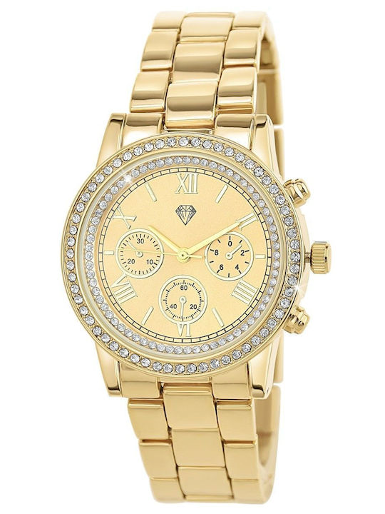 So Charm Women's Watch with Gold Metal Bracelet