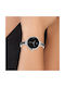 So Charm Women's Watch with Black Metal Bracelet