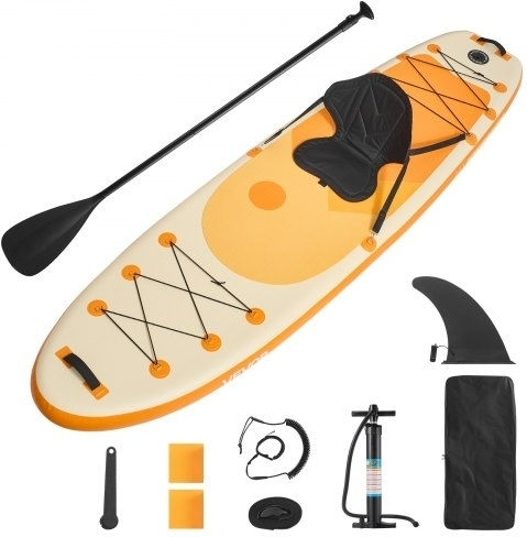 Vevor Gonflabilă Placă SUP cu Lungime 3.23m Portocaliu