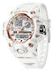 Sanda Kids Digital Watch with Rubber/Plastic Strap White