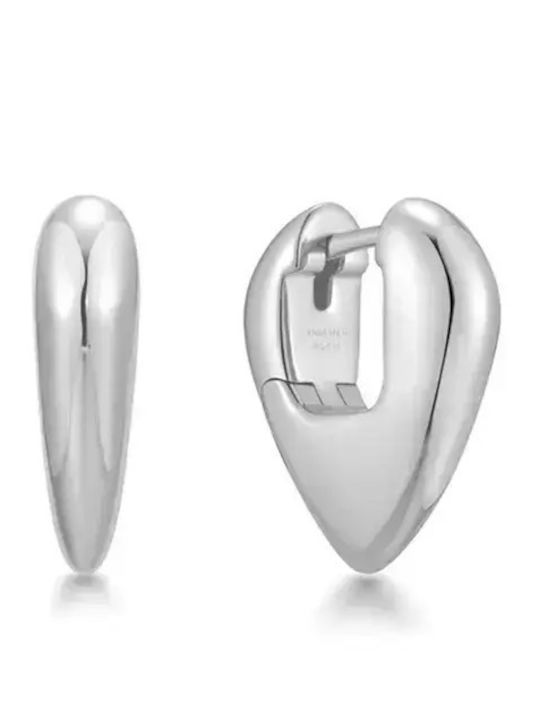 Ania Haie Earrings Hoops made of Silver Gold Plated