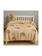 Astron Italy Κουβέρτα Βελουτέ Sweet Girl Μπεζ 160x220εκ.