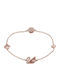 Swarovski Γυναικείο Βραχιόλι Επιχρυσωμένο 18cm