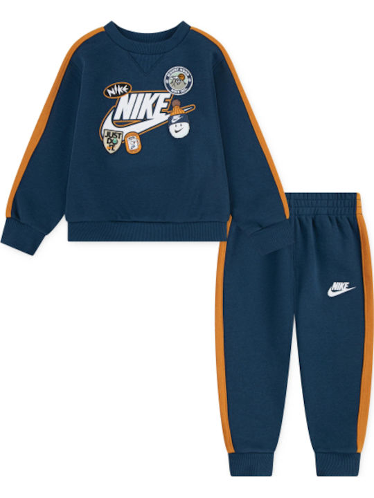 Nike Παιδικό Σετ Φόρμας Μπλε