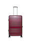 Large Pc Hydra Burgundy Suitcase