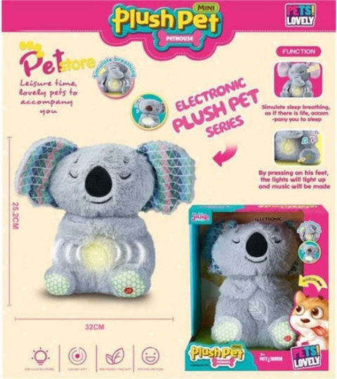 Plush Koala Sleep Sounds Music & Light 26cm