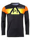 Pull-In MX Challenger Ανδρική Μπλούζα Motocross Μακρυμάνικη Master Neon Yellow
