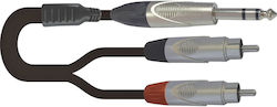 Onsei Studio- und Musikinstrumentenkabel 6,3mm Stecker - RCA-Stecker 1m Onsei Studio- und Musikinstrumentenkabel 6,3mm Stecker - RCA-Stecker 1m