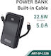 SiiPro SP-112B Power Bank 10000mAh 22.5W Power Delivery Μαύρο