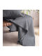 Rythmos Reve Armchair Throw Jacquard 180x160cm Gray