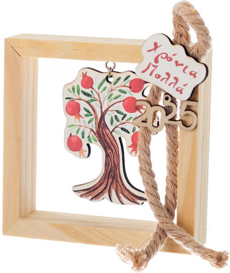 Nuova Vita Christmas Frame & Pomegranates 10x10x2.5cm Nv459 Nv-1000459