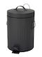 Metallic Bathroom Basket Soft Close 5lt Bronze