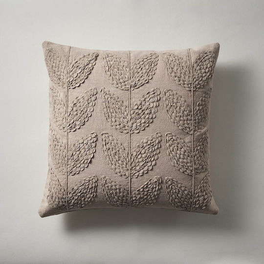 Gofis Home Dekorativer Kissenbezug Eleanor Beigem 45x45cm Gofis Home Dekorativer Kissenbezug Eleanor Beigem 45x45cm