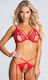 Women's Sensual Lace Sexy Lingerie Set One Size Red
