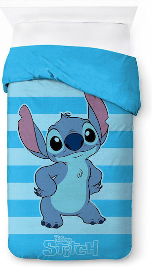 Disney Pătură pentru copii Single Lilo & Stitch Sky Blue 160x250buc