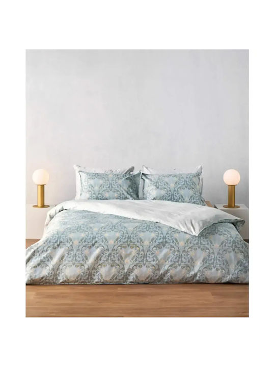 Kentia Duvet Cover Set Cotton Queen with 2 Pill...