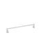 Single Wall-Mounted Bathroom Rail Silver