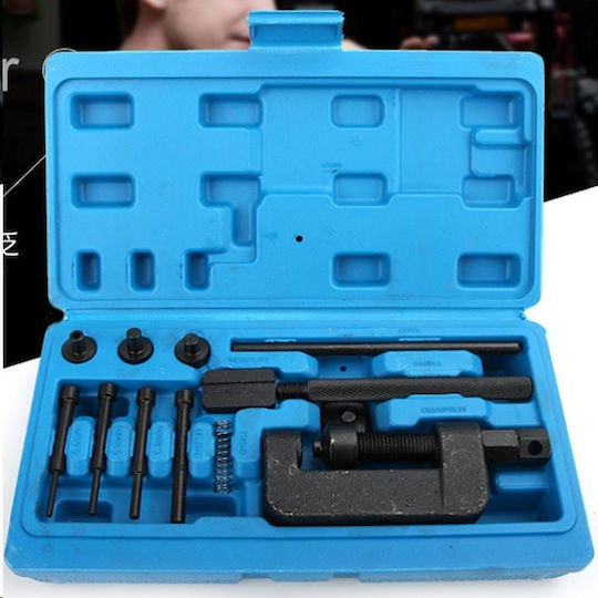 Chain Breaker Tool Motorcycle Set 13 Pieces Case W18063