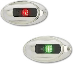 Faruri Laterale Set Led 95x52mm Inox