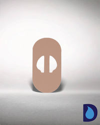 Ovale Pflaster Medtronic Guardian 3 & 4 – Packung 2 Stücke 9,5x4,5cm Beige Ovale Pflaster Medtronic Guardian 3 & 4 – Packung 2 Stücke 9,5x4,5cm Beige