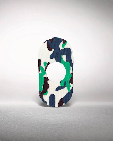 Ovale Pflaster Libre 2 – Packung 2 Stücke 9,5x4,5cm Grüner Camo