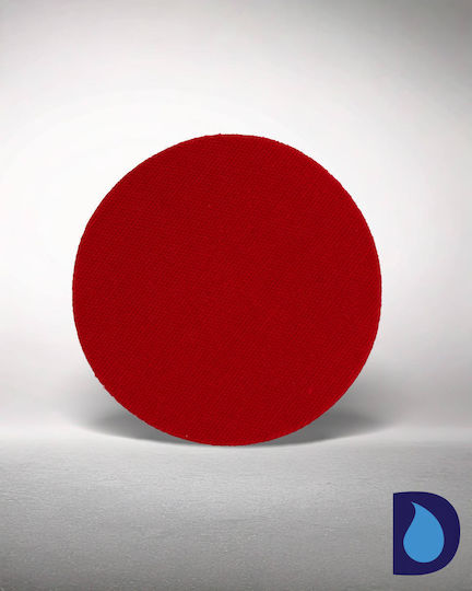 Round Adhesive Plasters Without Hole Pack of 2 Pieces 9.5cm Red